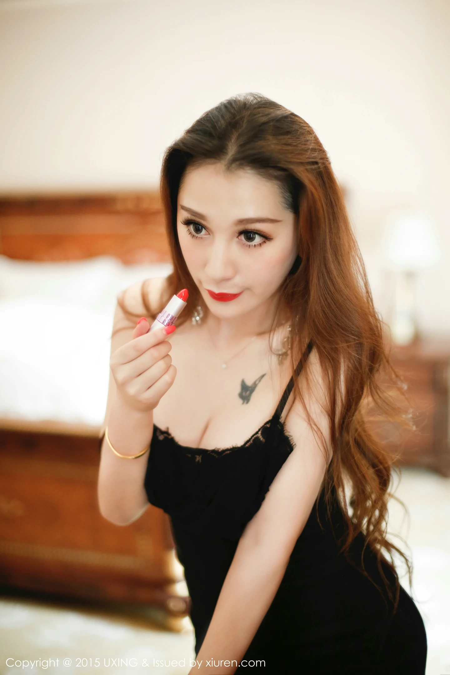 [UXING优星馆]Vol.019_嫩模沈璐Lulu缕空蕾丝内裤秀翘臀性感内衣美胸写真50P-秀人网 - XiuRen.Space